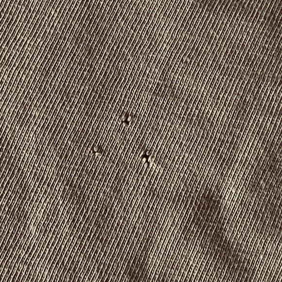 Zara Cropped Short Sleeve TShirt Olive Green Size Small - Picture 3 of 8